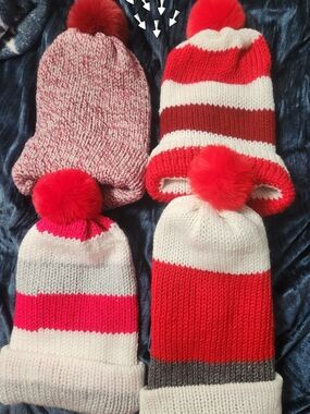 Brand New w/tags Striped Beanies